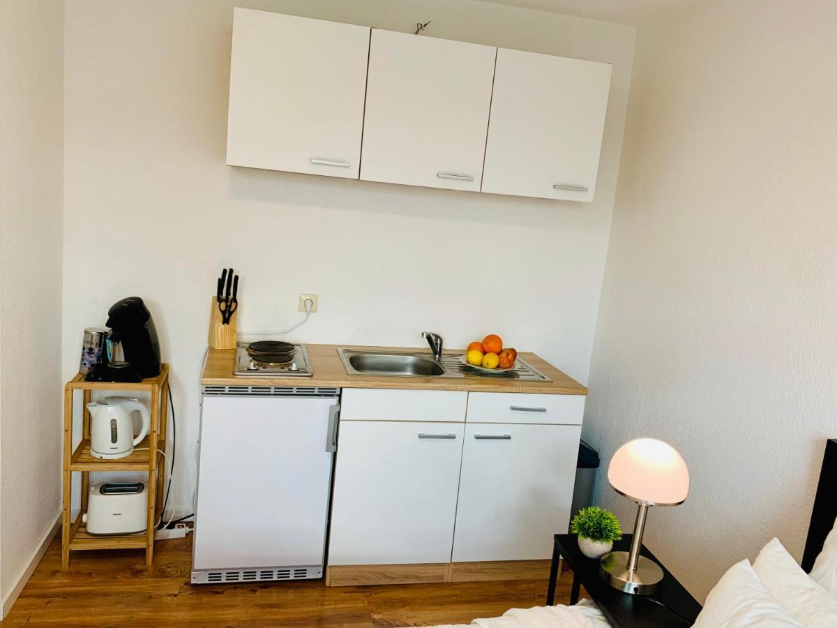 Direkte Uninaehe: Ferienwohnung Mit Grossem Doppelbett, Kuechenzeile Und Neu Renoviertem Badezimmer Homburg  Esterno foto
