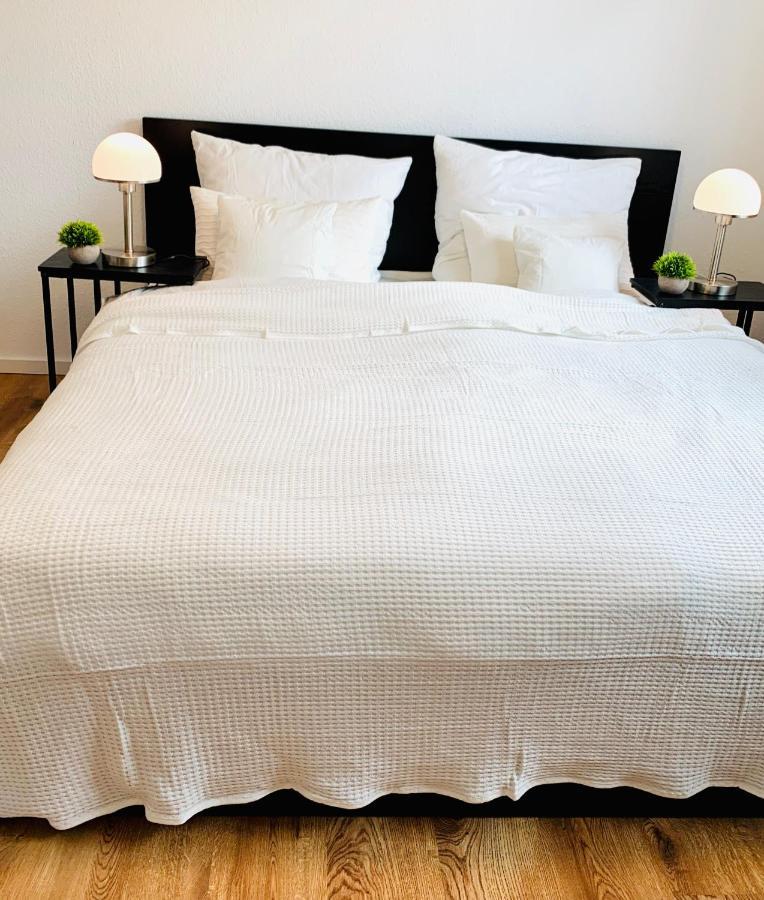Direkte Uninaehe: Ferienwohnung Mit Grossem Doppelbett, Kuechenzeile Und Neu Renoviertem Badezimmer Homburg  Esterno foto